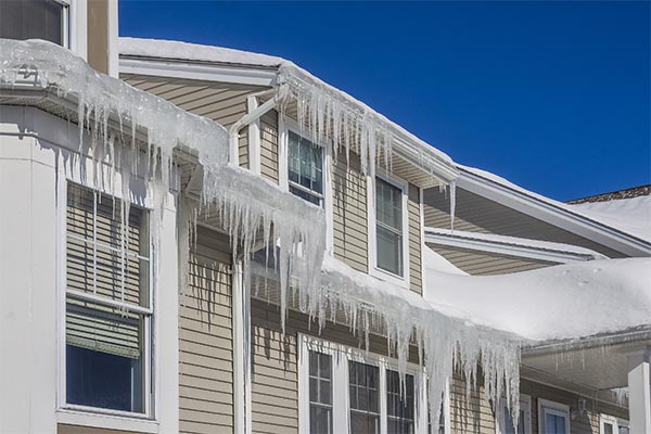 Ice Damming Services provided by Atlas Roofing & Siding - Columbus, OH